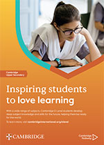 Cambridge O Level posterr